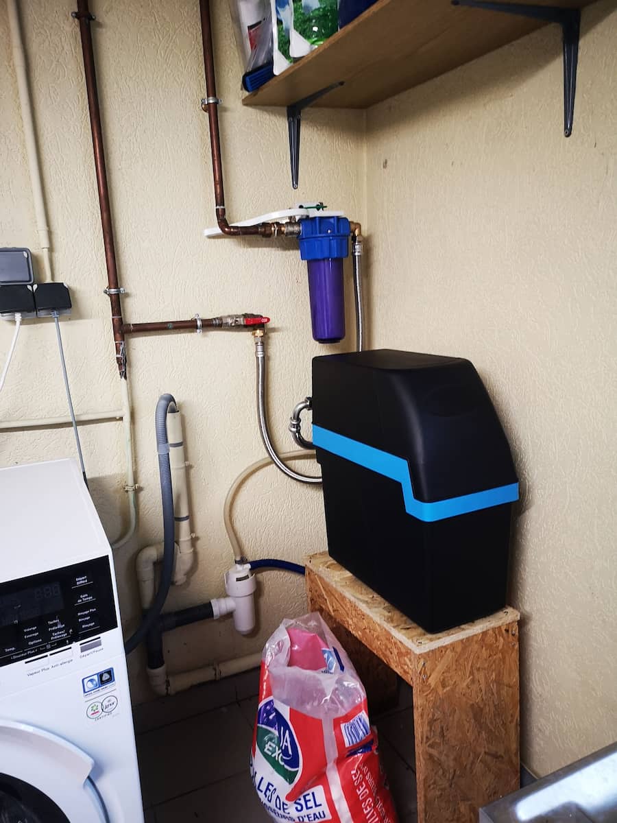 installation d'un adoucisseur d'eau par la société ATE ALSACE